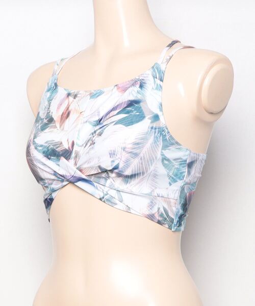 EGOIST（エゴイスト）の「EGOIST/エゴイスト   水陸両用/ニュアンス柄/フィットネスブラトップ /セットアップ対応   34108（水着・レディース・ネイビー/オレンジ・11号/9号）」の4枚目の写真