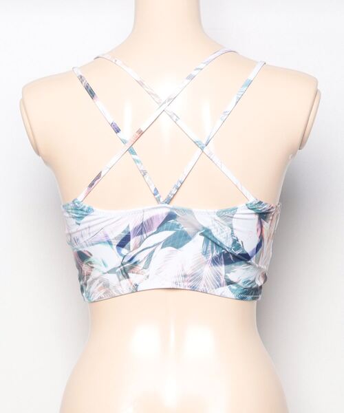 EGOIST（エゴイスト）の「EGOIST/エゴイスト   水陸両用/ニュアンス柄/フィットネスブラトップ /セットアップ対応   34108（水着・レディース・ネイビー/オレンジ・11号/9号）」の3枚目の写真