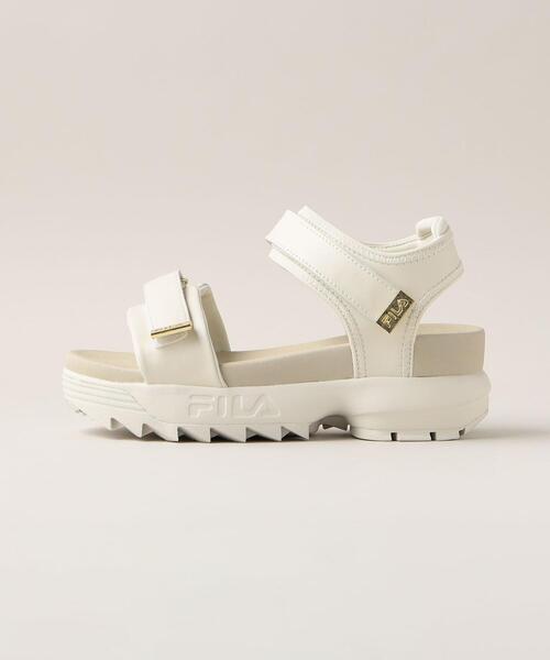 FILA(フィラ)の「【WEB限定】<FILA> DisruptorWedgeSD(サンダル・レディース・オフホワイト/ブラック・23cm/24cm/25cm)」の3枚目の写真