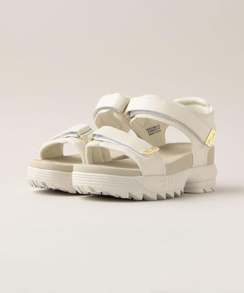 FILA(フィラ)の「【WEB限定】<FILA> DisruptorWedgeSD(サンダル・レディース・オフホワイト/ブラック・23cm/24cm/25cm)」の4枚目の写真