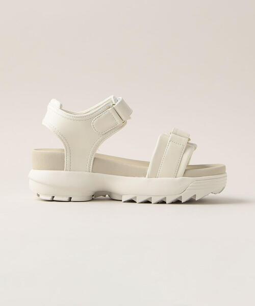 FILA(フィラ)の「【WEB限定】<FILA> DisruptorWedgeSD(サンダル・レディース・オフホワイト/ブラック・23cm/24cm/25cm)」の6枚目の写真