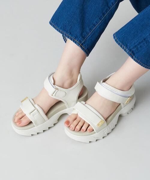 FILA(フィラ)の「【WEB限定】<FILA> DisruptorWedgeSD(サンダル・レディース・オフホワイト/ブラック・23cm/24cm/25cm)」の18枚目の写真