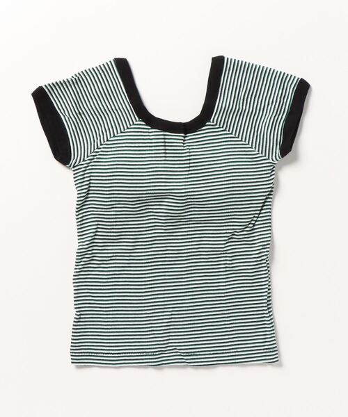 MILLER(ミラー)の「【 Robert P. Miller / ロバート・ピー・ミラー 】カップ付き バックオープン フレンチスリーブ リブ Tシャツ RM221-2009 French Sleeve Tee RM221-2009 DRE(Tシャツ/カットソー・レディース・ブルー/パープル/オレンジ/グリーン/ライトグリーン/オレンジ系/ライトブルー/ダークグリーン/ブラウン・FREE)」の20枚目の写真