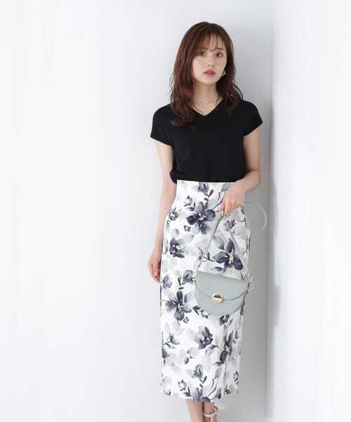 PROPORTION BODY DRESSING（プロポーションボディドレッシング）の「Ｖネックフレンチスリーブニット / 1213170500（ニット/セーター・レディース・ブラック/ホワイト/パープル/ブルー・FREE）」の14枚目の写真