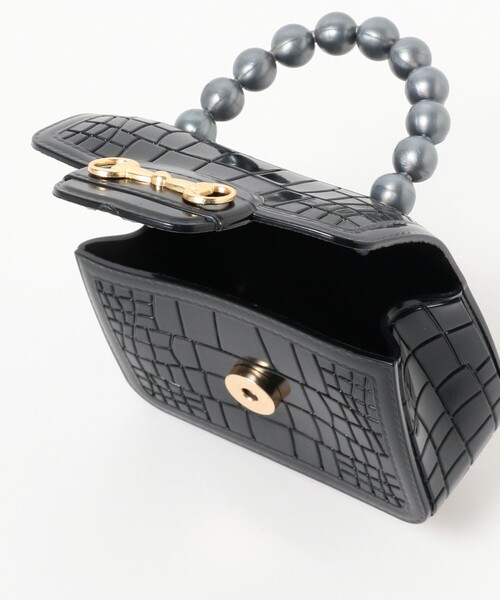 Ray BEAMS（レイビームス）の「bLicensceLL / ミニバッグ（ハンドバッグ・レディース・ブラック/レッド/グリーン系その他2・ONE SIZE）」の5枚目の写真