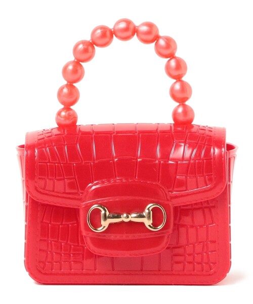 Ray BEAMS（レイビームス）の「bLicensceLL / ミニバッグ（ハンドバッグ・レディース・ブラック/レッド/グリーン系その他2・ONE SIZE）」の7枚目の写真