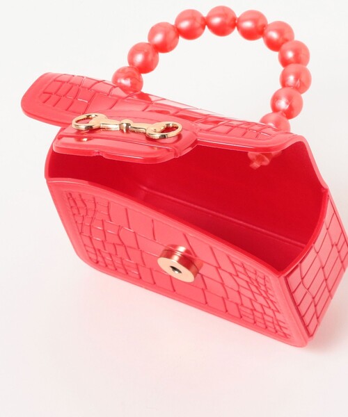 Ray BEAMS（レイビームス）の「bLicensceLL / ミニバッグ（ハンドバッグ・レディース・ブラック/レッド/グリーン系その他2・ONE SIZE）」の9枚目の写真