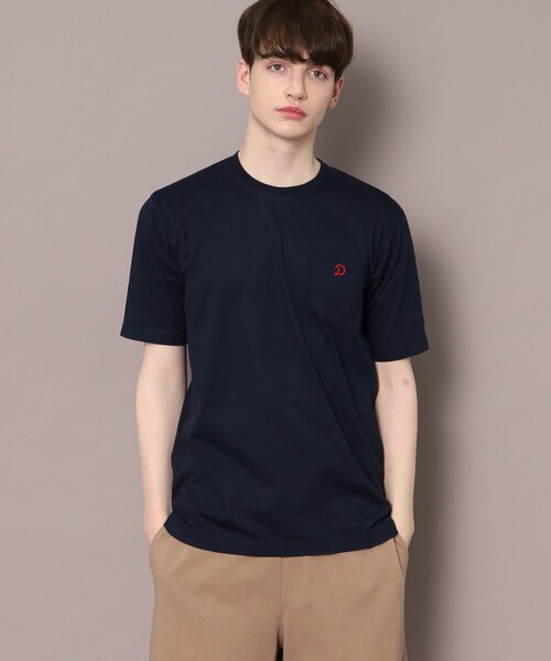 DRESSTERIOR(ドレステリア)の「クルーネック ポケットTシャツ(Tシャツ/カットソー・メンズ・ブラック/ホワイト/ダークネイビー・94/92/91/90)」の3枚目の写真