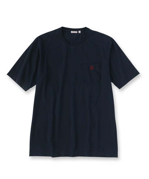 DRESSTERIOR(ドレステリア)の「クルーネック ポケットTシャツ(Tシャツ/カットソー・メンズ・ブラック/ホワイト/ダークネイビー・94/92/91/90)」の4枚目の写真
