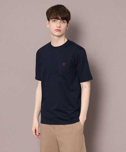 DRESSTERIOR(ドレステリア)の「クルーネック ポケットTシャツ(Tシャツ/カットソー・メンズ・ブラック/ホワイト/ダークネイビー・94/92/91/90)」の5枚目の写真