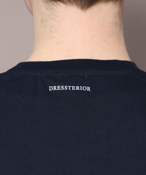 DRESSTERIOR(ドレステリア)の「クルーネック ポケットTシャツ(Tシャツ/カットソー・メンズ・ブラック/ホワイト/ダークネイビー・94/92/91/90)」の7枚目の写真