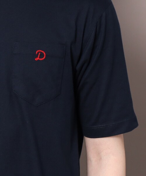 DRESSTERIOR(ドレステリア)の「クルーネック ポケットTシャツ(Tシャツ/カットソー・メンズ・ブラック/ホワイト/ダークネイビー・94/92/91/90)」の8枚目の写真