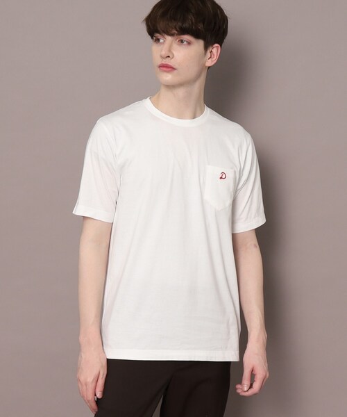 DRESSTERIOR(ドレステリア)の「クルーネック ポケットTシャツ(Tシャツ/カットソー・メンズ・ブラック/ホワイト/ダークネイビー・94/92/91/90)」の11枚目の写真