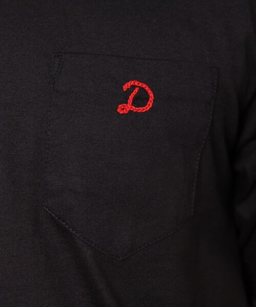 DRESSTERIOR(ドレステリア)の「クルーネック ポケットTシャツ(Tシャツ/カットソー・メンズ・ブラック/ホワイト/ダークネイビー・94/92/91/90)」の22枚目の写真