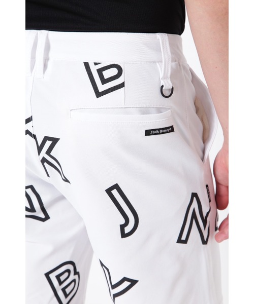 新品★ Jackbunny⛳️ソロテックスドライカノコ ストレッチパンツ(2)白 Jack Bunny!!（ジャックバニー）の「【Jack Bunny!!】ソロテックス