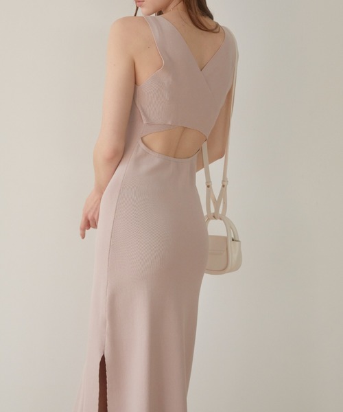 ✨新品タグ付✨ACYM back open tank ロングワンピース　フリー セール】Back open cross ワンピース（ワンピース）｜ACYM