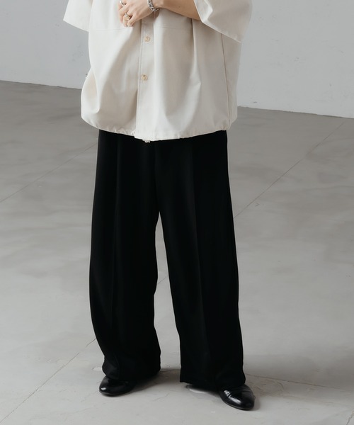 epnok（エプノック）の「センターシームスウェットスラックスパンツ（スウェットパンツ・メンズ・ブラック/杢グレー/オートミール・LARGE/SMALL/MEDIUM）」の11枚目の写真