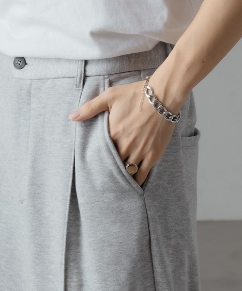 epnok（エプノック）の「センターシームスウェットスラックスパンツ（スウェットパンツ・メンズ・ブラック/杢グレー/オートミール・LARGE/SMALL/MEDIUM）」の19枚目の写真