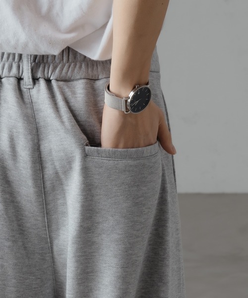 epnok（エプノック）の「センターシームスウェットスラックスパンツ（スウェットパンツ・メンズ・ブラック/杢グレー/オートミール・LARGE/SMALL/MEDIUM）」の20枚目の写真