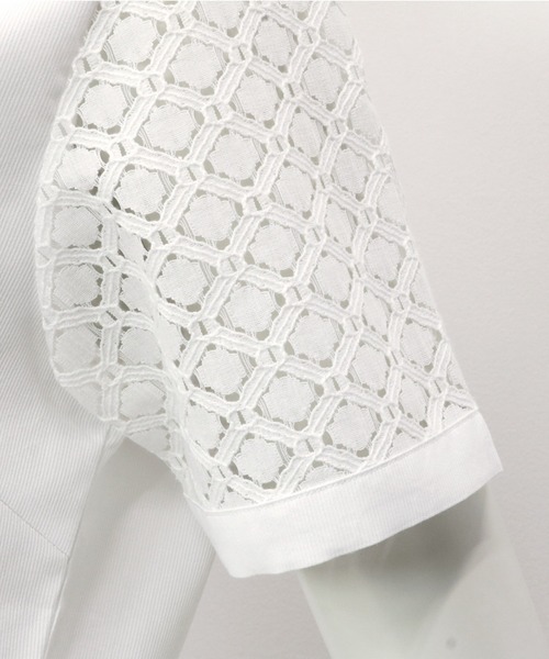 TOKYO SHIRTS(トウキョウシャツ)の「透け防止 形態安定ノーアイロン レギュラー衿 半袖ビジネスワイシャツ(ビジネスシャツ・レディース・ホワイト・XL/LL/L/M/S)」の7枚目の写真