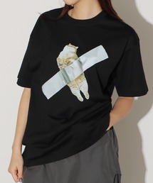 Chick | キャット アート ビッグシルエット半袖Tシャツ(Tシャツ/カットソー)