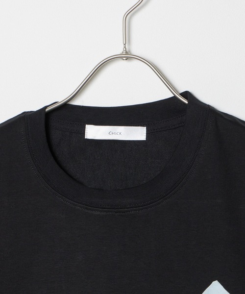 Chick（チック）の「キャット アート ビッグシルエット半袖Tシャツ（Tシャツ/カットソー・メンズ・ホワイト/チャコールグレー/ベージュ/ブラック・S/M/L/XL）」の9枚目の写真