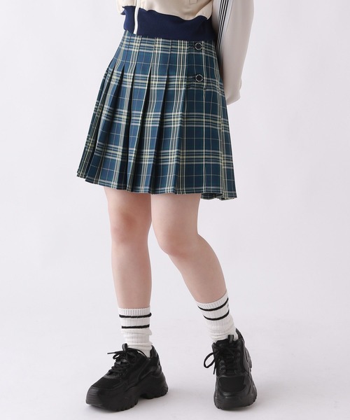 repipi armario（レピピ アルマリオ）の「ハイウエストプリーツスカート（スカート・キッズ・グリーン系その他/ブルー系その他/ベージュ系その他/ブラック/アイボリー系/ブラウン系その他/ブルー系その他2/イエロー系その他/アイボリー系2/グレー系その他/アイボリー系3/ブルー系その他5/ブルー系その他4/ブルー系その他3/グレー系その他2・SMALL/LARGE/MEDIUM）」の14枚目の写真