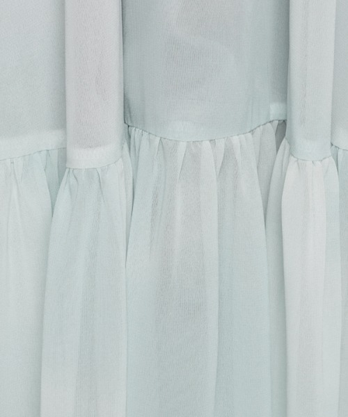 EIMY ISTOIRE(エイミーイストワール)の「nuance patternエアリーワンピース(ワンピース・レディース・サックスブルー/オレンジ・FREE)」の20枚目の写真