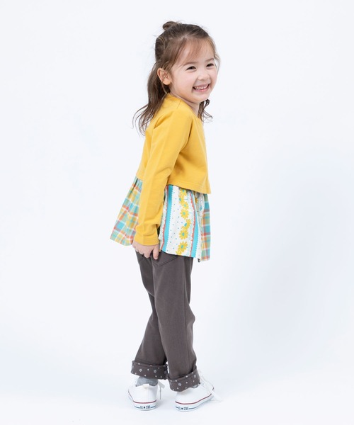 KP(ケーピー)の「ツイルストレッチ 裏起毛パンツ(100~130cm)(その他パンツ・キッズ・チャコールグレー/ピンク/ライトブルーグレー・130cm/100cm/120cm/110cm)」の7枚目の写真