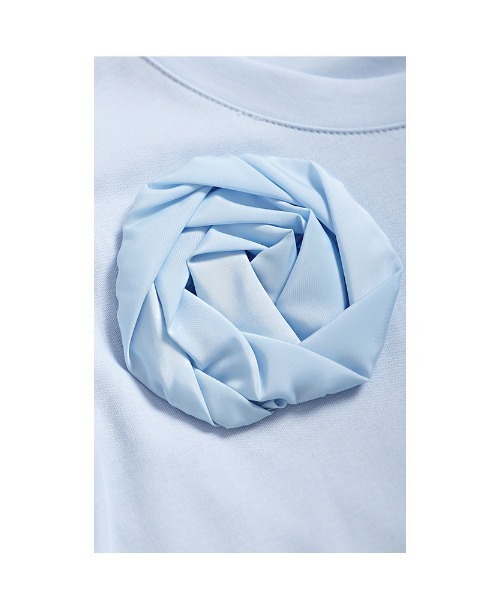 Sawa a la mode(サワアラモード)の「薔薇モチーフトップス(Tシャツ/カットソー・レディース・ブルー/ブラック/ホワイト/ピンク・FREE)」の15枚目の写真