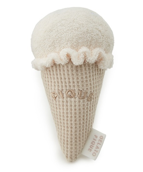gelato pique（ジェラートピケ）の「【BABY】アイスラトル（その他ベビー用品・キッズ・ライトブルー/ピンク・FREE）」の3枚目の写真