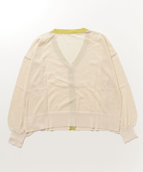 COMMRE（コムル）の「【COMMRE】シアーカーディガン（カーディガン/ボレロ・レディース・ベージュ/グリーン/ダークグレー/オレンジ・FREE）」の10枚目の写真