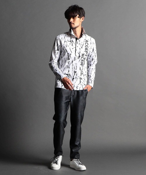 NICOLE CLUB FOR MEN（ニコルクラブフォーメン）の「【NICOLE SPORTS】サイドロゴパンチングスニーカー（スニーカー・メンズ・ブラック/オフホワイト・25.5cm/26.5cm/27.5cm）」の12枚目の写真