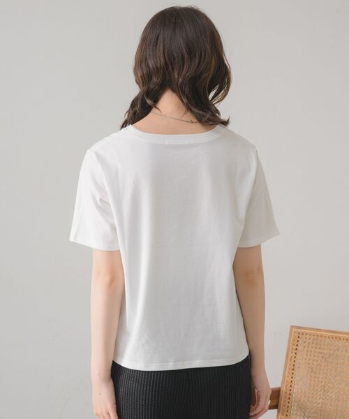 RETRO GIRL(レトロガール)の「ロゴ刺繍アソートTee(Tシャツ/カットソー・レディース・ホワイト/チャコールグレー/ブルー・FREE)」の15枚目の写真