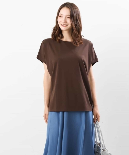 MK MICHEL KLEIN（エムケーミッシェルクラン）の「半袖ポンチ 