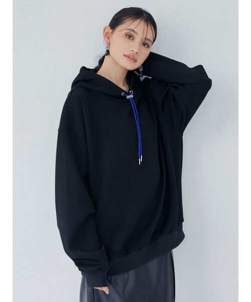 MURUA（ムルーア）の「カラーコードフーディ【WEB限定パーカー】（パーカー・レディース・ホワイト/ブラック/ネイビー/オレンジ・FREE）」の15枚目の写真