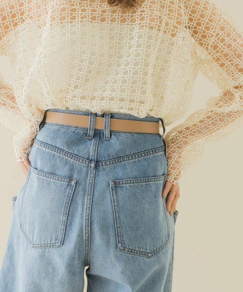 SMELLY（スメリー）の「マットバックルベルト（ベルト・レディース・ブラウン/ベージュ/ブラック・-）」の16枚目の写真