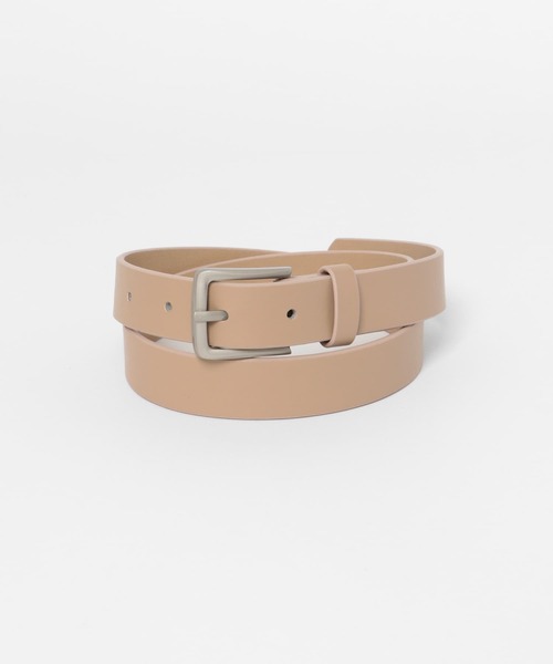 SMELLY（スメリー）の「マットバックルベルト（ベルト・レディース・ブラウン/ベージュ/ブラック・-）」の6枚目の写真