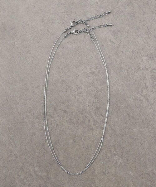 FREAK'S STORE(フリークスストア)の「限定展開 2セットレイヤードネックレス(ネックレス・レディース・シルバー/ゴールド・ONE SIZE)」の9枚目の写真