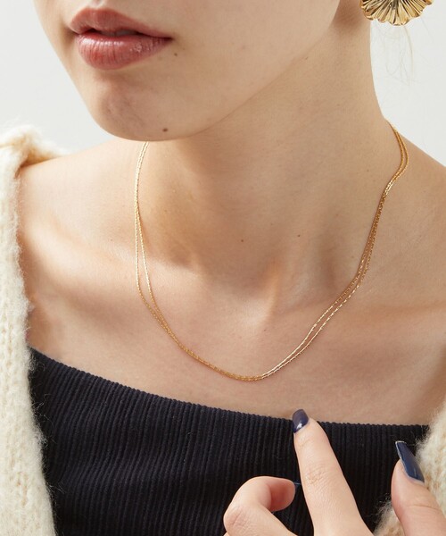 FREAK'S STORE(フリークスストア)の「限定展開 2セットレイヤードネックレス(ネックレス・レディース・シルバー/ゴールド・ONE SIZE)」の6枚目の写真