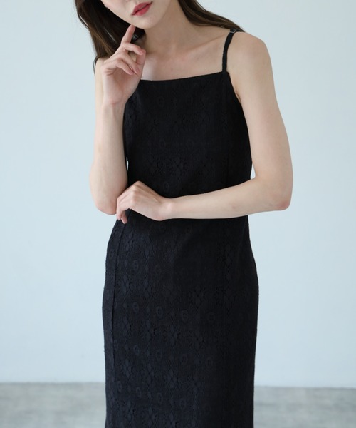 ホワイトキャミワンピース Aライン　tocco rennia-3.jpg