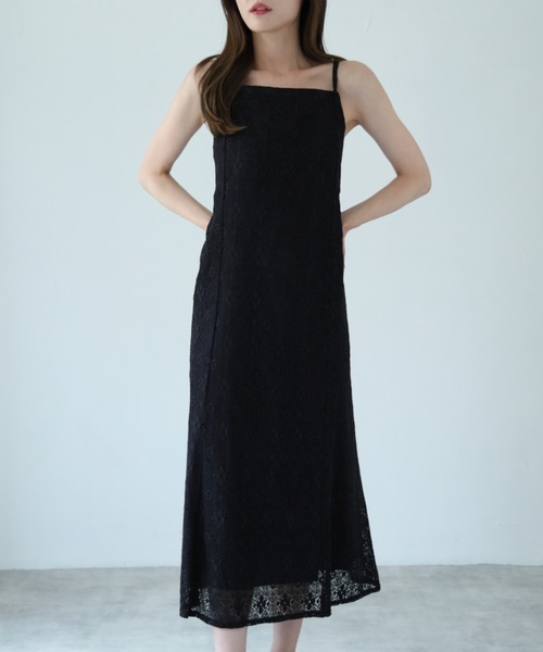 お値下げ！未使用 極美品シフォンボレロ レースキャミドレス ブラックワンピース 3wayシフォンボレロ&レースキャミドレス 結婚式 ワンピース