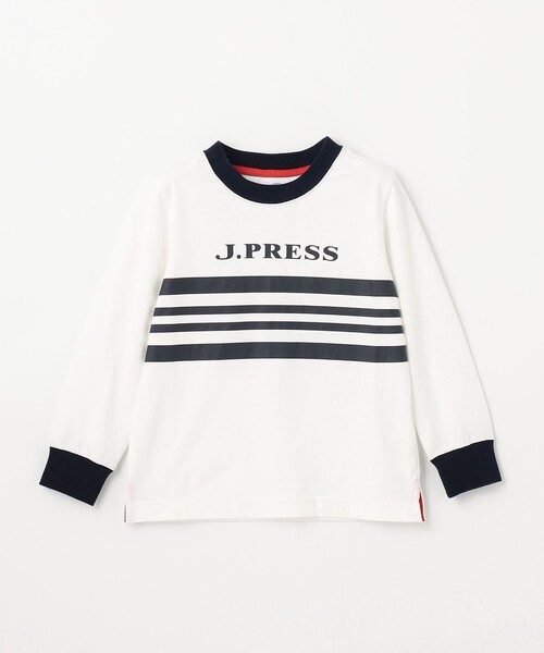 【110-130cm】BORDER×COMBI カットソー（Tシャツ/カットソー）｜J.PRESS（ジェイプレス）