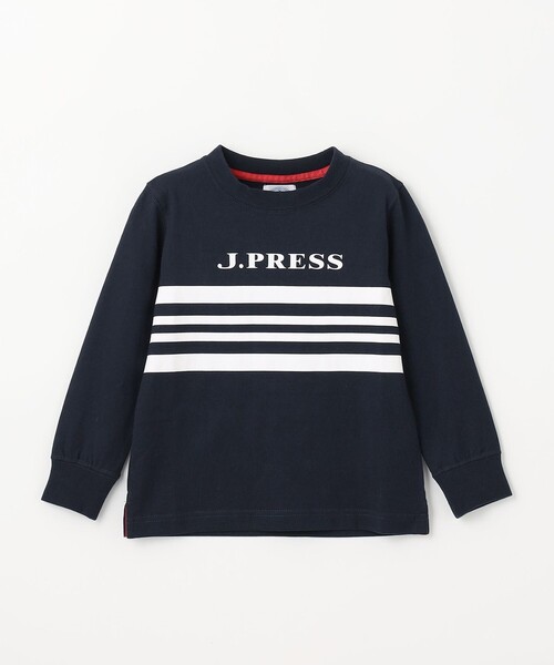 【110-130cm】BORDER×COMBI カットソー（Tシャツ/カットソー）｜J.PRESS（ジェイプレス）