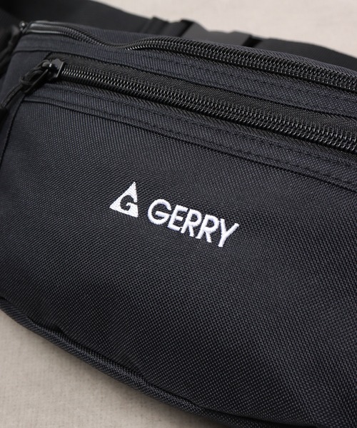 GERRY(ジェリー)の「GERRY スマホ収納 ミニポーチ付 シンプルロゴ ポリエステル ウエストボディバッグ(ショルダーバッグ・メンズ・ブルー/ブラック・FREE)」の16枚目の写真