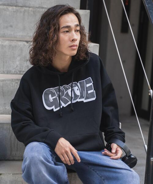 WEGO（ウィゴー）の「WEGO/ヘビーウエイトグラフィティプルパーカー（パーカー・メンズ・ネイビー/ブラック/グレー/ホワイト・LARGE/MEDIUM）」の20枚目の写真