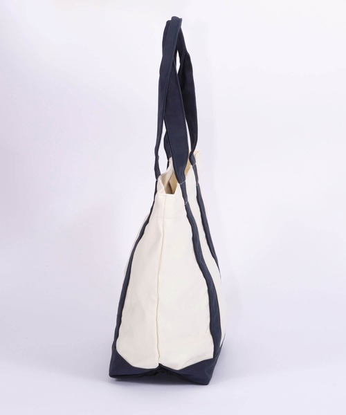 BEVERLY HILLS POLO CLUB(ビバリーヒルズポロクラブ)の「BEVERLY HILLS POLO CLUB/ビバリーヒルズポロクラブ 大容量 A4収納可能 PC収納可能 ブランド ロゴ ポニー 刺繍 BHPC キャンバス トートバッグ(トートバッグ・レディース・ホワイト×ネイビー/ブラック/ネイビー/ベージュ/ホワイト×グリーン/ホワイト×ピンク/ホワイト系その他・FREE)」の13枚目の写真