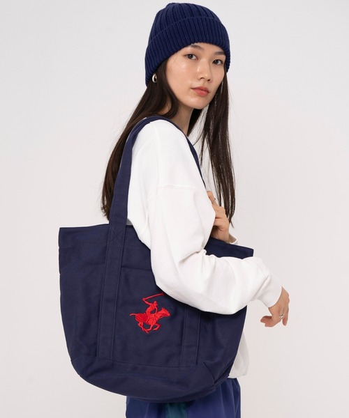 ビバリーヒルズポロクラブキャンバストートバッグ BEVERLY HILLS POLO CLUB トートバッグ 「Beverly Hills