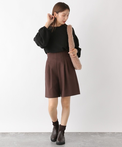 LEPSIM(レプシィム)の「ジャガードランタン長袖プルオーバー 974549(Tシャツ/カットソー・レディース・オフホワイト/オレンジ/ブラック・FREE)」の18枚目の写真