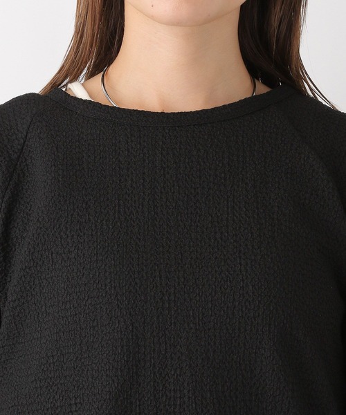 LEPSIM(レプシィム)の「ジャガードランタン長袖プルオーバー 974549(Tシャツ/カットソー・レディース・オフホワイト/オレンジ/ブラック・FREE)」の17枚目の写真